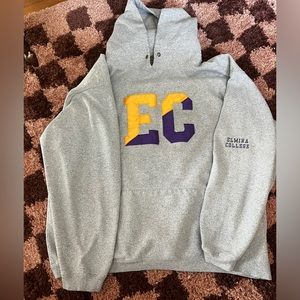Vintage Elmira College Hoodie. Women’s XL
